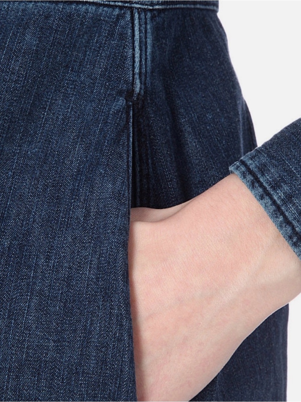 Rag & Bone Utility Denim Dress - Picture 4 of 11